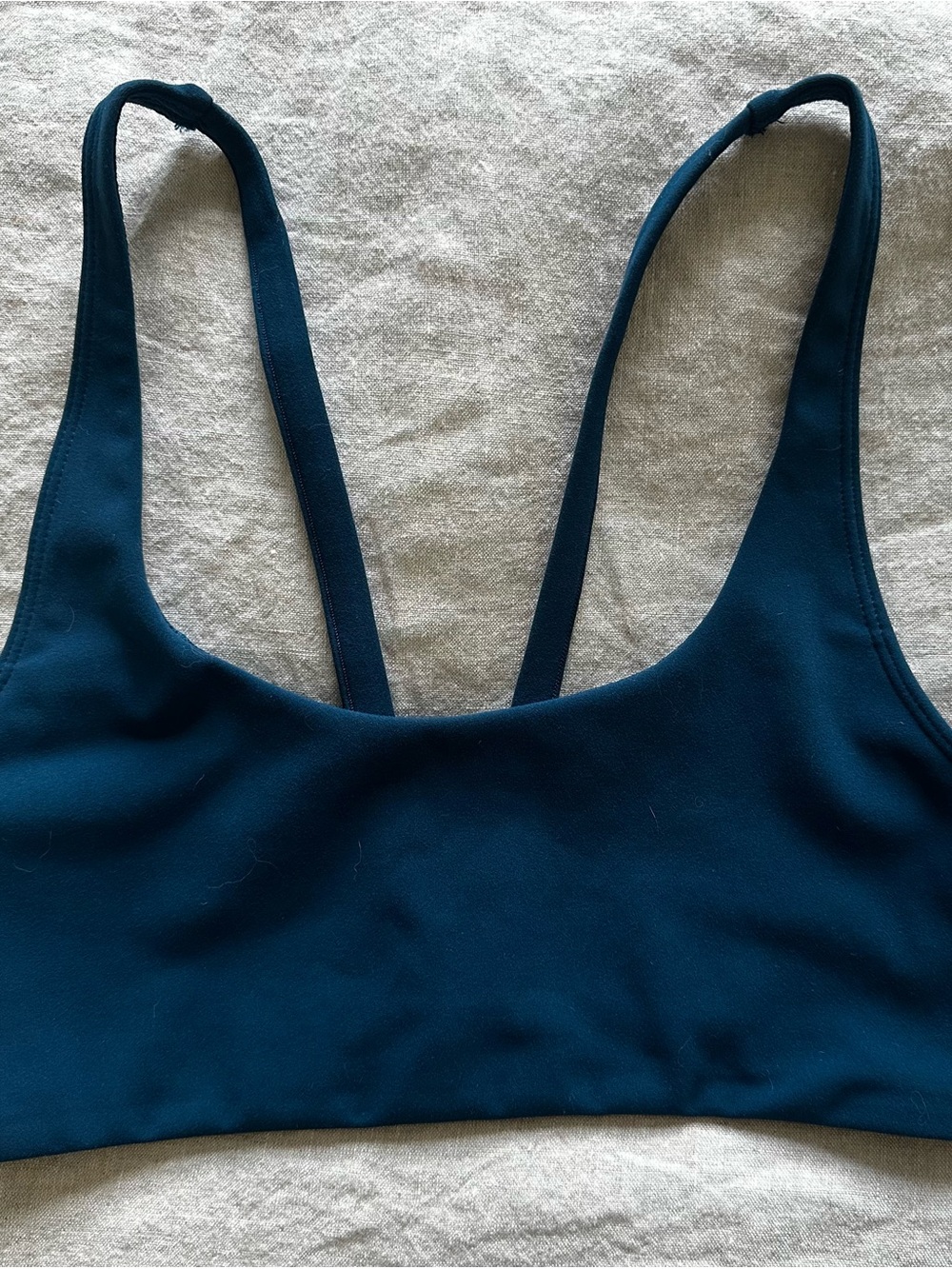 Vuori Strappy Sports Bra - Teal - Picture 2 of 2